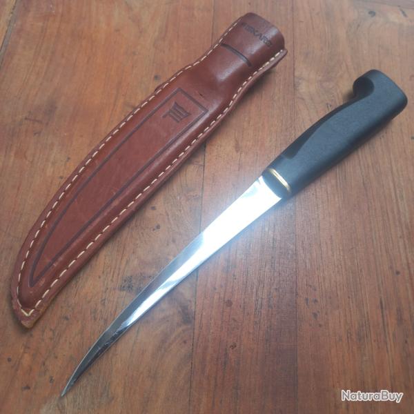 Couteau PUUKKO FINLANDAIS FISKARS avec �tui en cuir