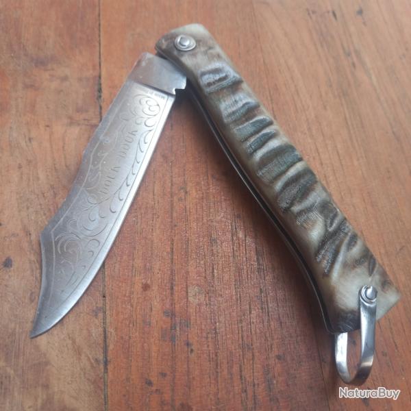 Unique Couteau DOUKDOUK Made in France  Manche en Corne de B�lier
