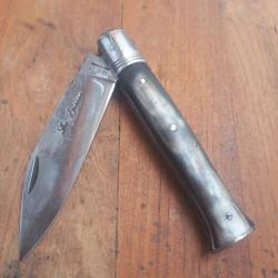 Joli Couteau KENAVO par LE POISSON Manche en Corne