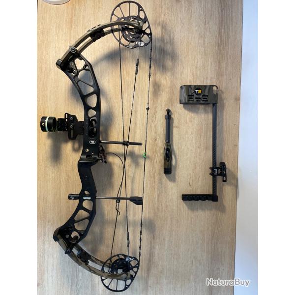 Arc � poulies PSE Force DS Mossy Oak Bottomland �quip� - �tat Neuf