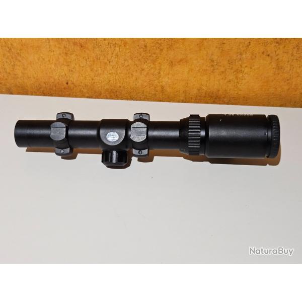 ?Lunette de battue Lynx 1.25-5x26E R�ticule Lumineux + Colliers de montage