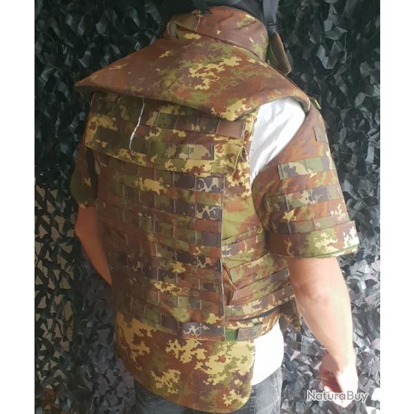 Gilet Pare balles COMPLET - Full Protect - NIJ3+ / NIJ4 - Forces sp�ciales - Mod�le rare