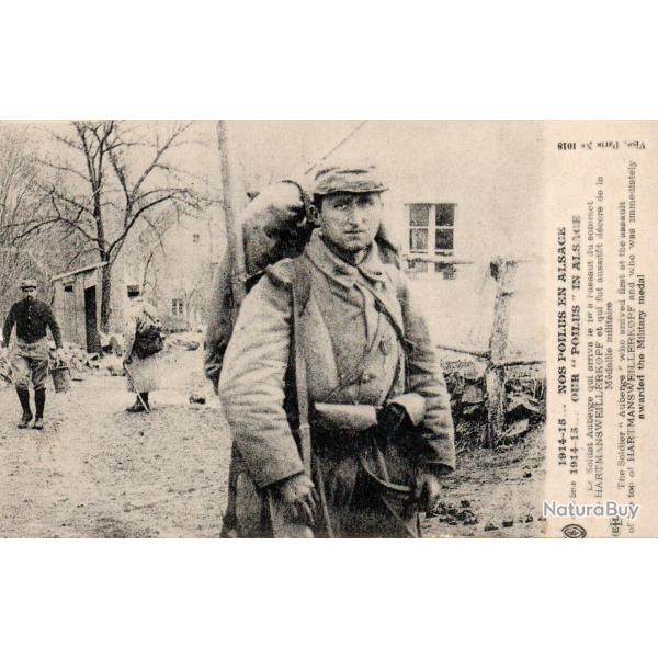 Carte postale ancienne Hartmannswillerkopf Alsace 1914-1915- N�8995