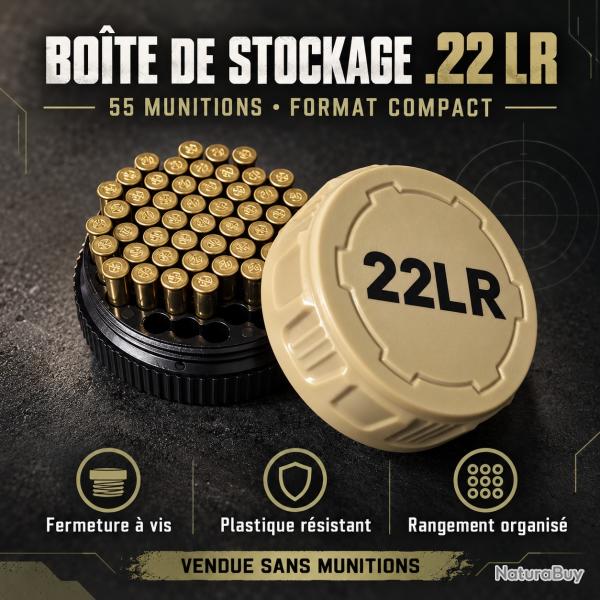 Boite de rangement 22LR beige