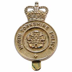 Insigne de Casquette Police Britannique - North Yorkshire Police (Vintage / Collection)