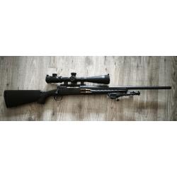 Carabine Savage Axis canon lourd + lunettes + bi pied cal. 308