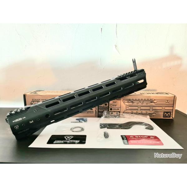 GARDE MAIN HANDGUARD STRIKE INDUSTRIES GRIDLOK 15" COMPLET NEUF AR15 FULL BLACK. GRIDLOK ONLY /!]