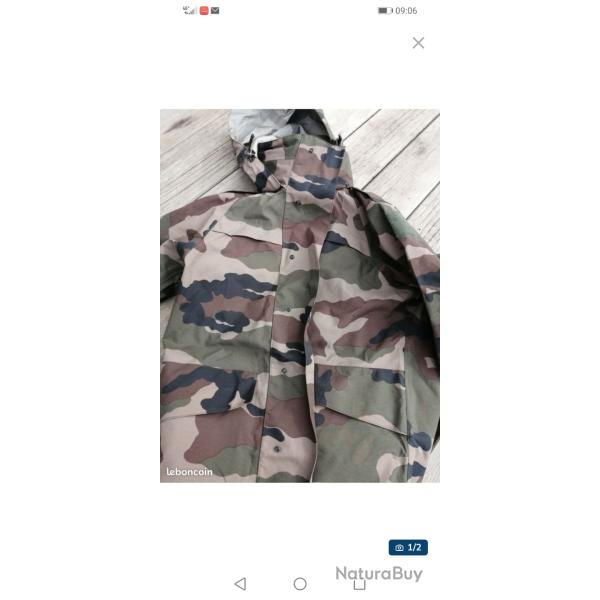 Veste camouflage �tanche.
