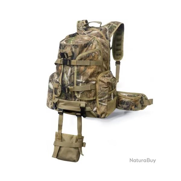 Sac � Dos Chasse 35L Porte Fusil Camouflage Imperm�able Outdoor