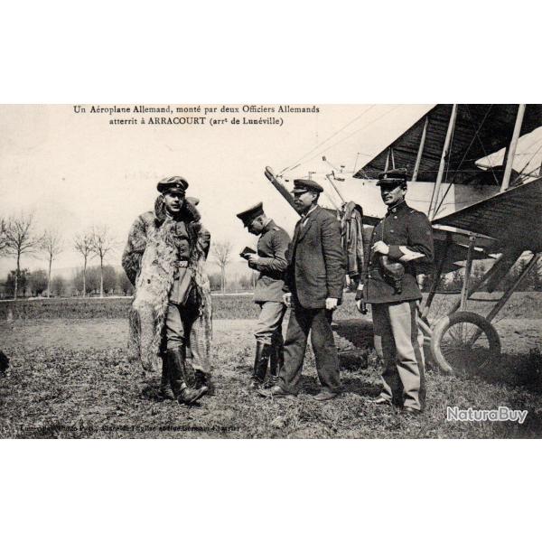 Carte postale ancienne - A�roplane Allemand � Arracourt - N�9000