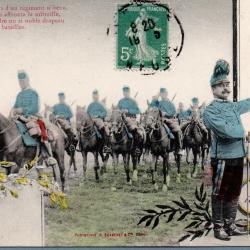 Carte postale ancienne 4e Hussards r&eacute;giment - N&deg;9001