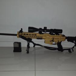 HAENEL CR 308 Gold Cerakote H-122 + Lunette Vortex + Bipied - 400 coups