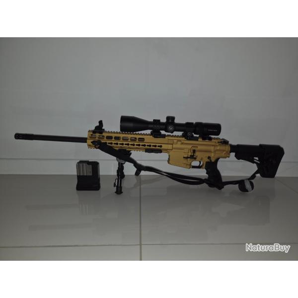 HAENEL CR 308 Gold Cerakote H-122 + Lunette Vortex + Bipied - 400 coups