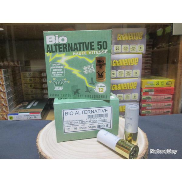 50 cartouches cal 12/76 Bio Alternative no5 en 34 g Jocker
