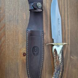 Couteau Bowie manche bois de cerf