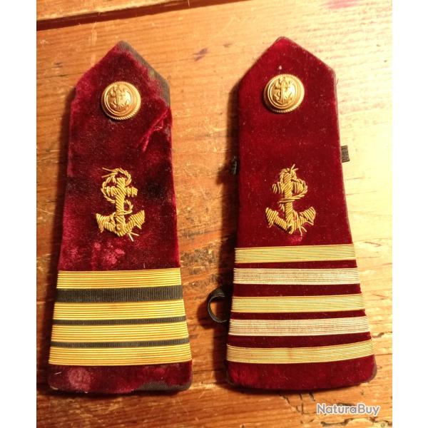 MILITARIA, �paulettes de commandement du Service de Sant� des troupes coloniales.