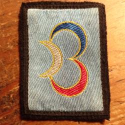MILITARIA, &eacute;cusson de la 3&egrave;me division blind&eacute;e.