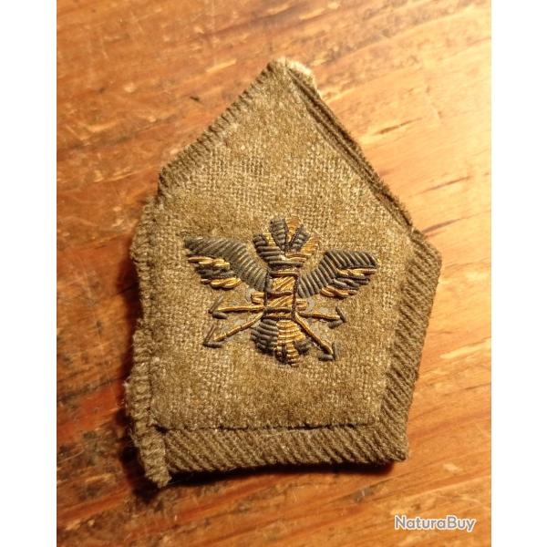 MILITARIA, insigne de col d'officier d'Etat Major de r�giment d'infanterie, mod�le 39.