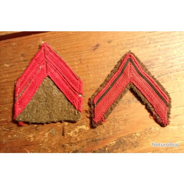 MILITARIA, insigne de manche mod�le 45, Alg�rie Indochine.