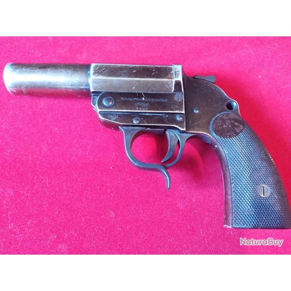 Pistolet Lance-Fus�es Allemand LP34 - Walther 1937 -  Monomatricule(WaA359 / B.U.S)Leuchtpistole 34