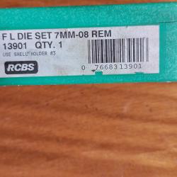 JEUX D'OUTILS RCBS EN 7 m/m - 08 REMINGTON