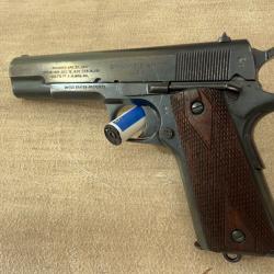 RARE SPRINGFIELD ARMORY 1911 - U.S. ARMY - 1914 - PREMI&Egrave;RE GUERRE MONDIALE WW1