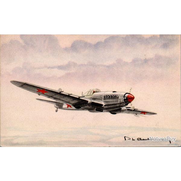 Carte postale illustr�e : Avion Stormovick -N�9005