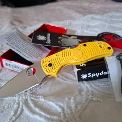 Spyderco Native 5 Salt Magnacut neuf + deep cary clip