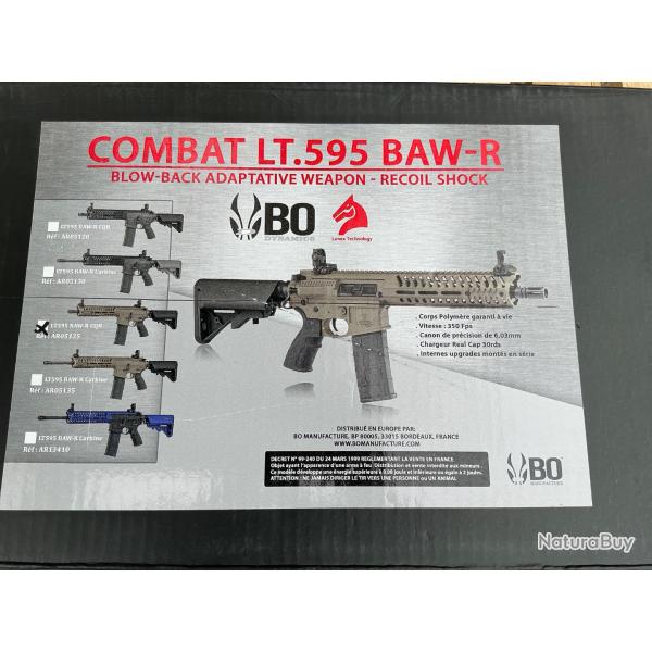 Fusil Airsoft BO manufacture recoil shock aeg