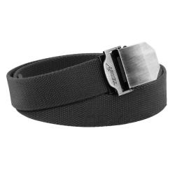 Ceinture Tactique Texar Lux 38mm Sangle Ajustable Boucle M&eacute;tal Argent Noir EDC Outdoor