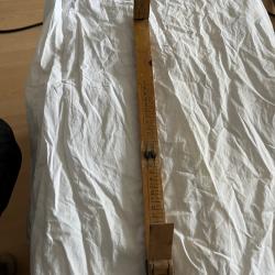 Pedimetre ancien  r&egrave;gle pliante en bois gradu&eacute;e pour chaussures et cordonnier