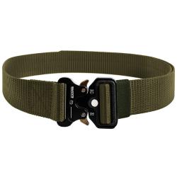 Ceinture Tactique Blackfire No. 9 37mm Polyester Boucle Style Cobra Ajustable Olive EDC