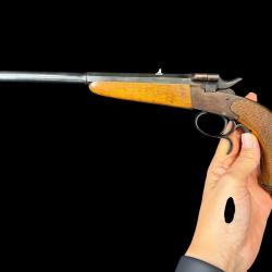 PISTOLET DE TIR ARTISANAL ALLEMAND cal. 22. SHORT  NUM&Eacute;RO 13