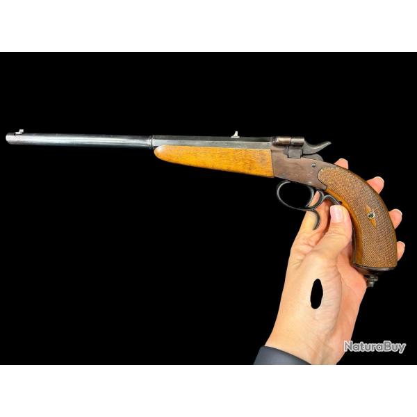 PISTOLET DE TIR ARTISANAL ALLEMAND cal. 22. SHORT  NUM�RO 13