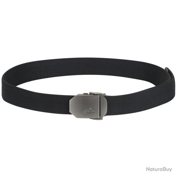 Ceinture Tactique Helikon-Tex Logo 40mm Boucle M�tal Argent Ajustable Noir EDC Outdoor