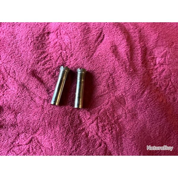 Lot de deux chokes externes en calibre 410 pour fusils de marque Fair