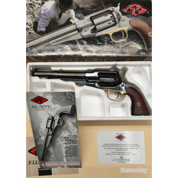 1858 NEW MODEL ARMY CL.44 PIETTA poudre noir