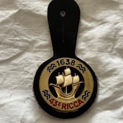 Pucelle Insigne badge France 1638 43e RICCA
