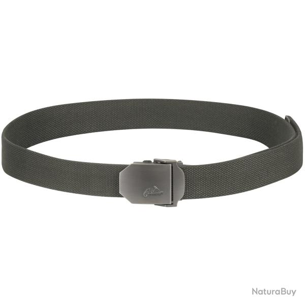 Ceinture Tactique Helikon-Tex Logo 40mm Boucle M�tal Argent Ajustable Olive Green EDC