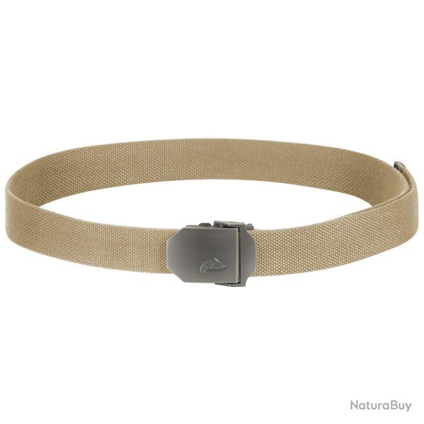 Ceinture Tactique Helikon-Tex Logo 40mm Boucle M�tal Argent Ajustable Khaki EDC Outdoor