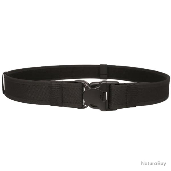 Ceinturon Tactique Mil-Tec Security 50mm Polyester Boucle 3 Points Ajustable Noir