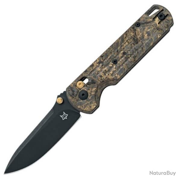 Couteau pliant Fox Gabi Fibre de carbone dor�