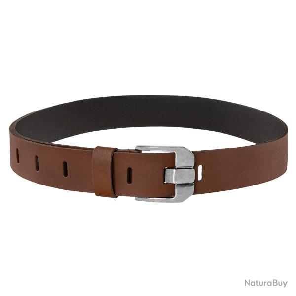 Ceinture Tactique Cuir Morowo 37mm Cuir Naturel Boucle M�tal Cognac EDC Outdoor