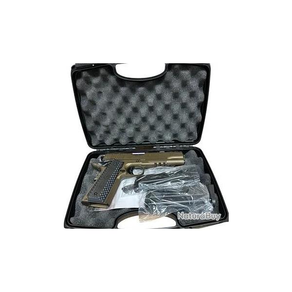 Wahoo ! Schmeisser - Pistolet 1911 Cal .45 ACP Bronze HUGO - SHP45B
