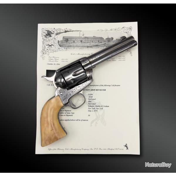 REVOLVER Colt Single Action Army, mod�le 1873 "Peacemaker" - Etats-Unis - 1879