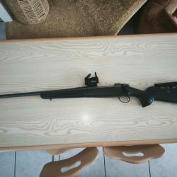 Carabine &agrave; Verrou Sako 85 - 300 Win Mag gaucher busc r&eacute;glable avec aimpoint micro H2 montage MAK