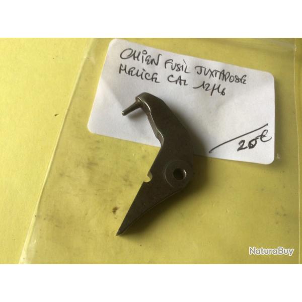 VENDU PAR LE-CUIRASSIER CHIEN FUSIL JUXTAPOS� H�LICE CAL 12/16
