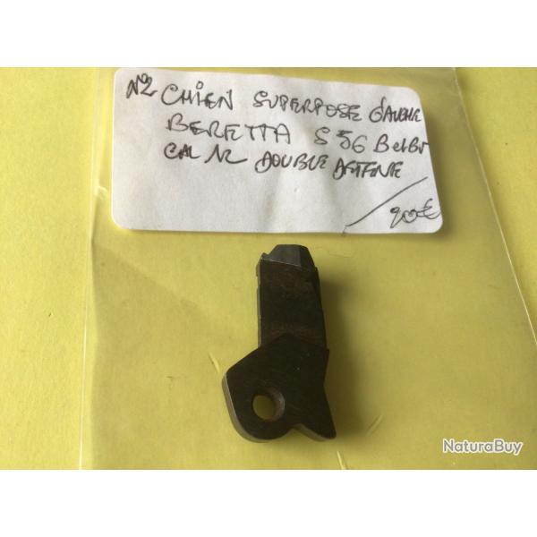 VENDU PAR LE-CUIRASSIER MARTEAU GAUCHE FUSIL SUPERPOS� BERETTA S56 B ET BV DOUBLE D�TENTE  CAL 12