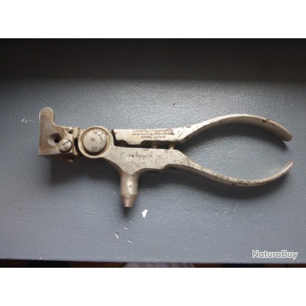 Rare Moule / Outil de rechargement pour Colt tardif Army Navy 38 LC avec canon en 0.357