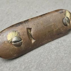 Plaque de couche de fusil Enfield avec ses vis